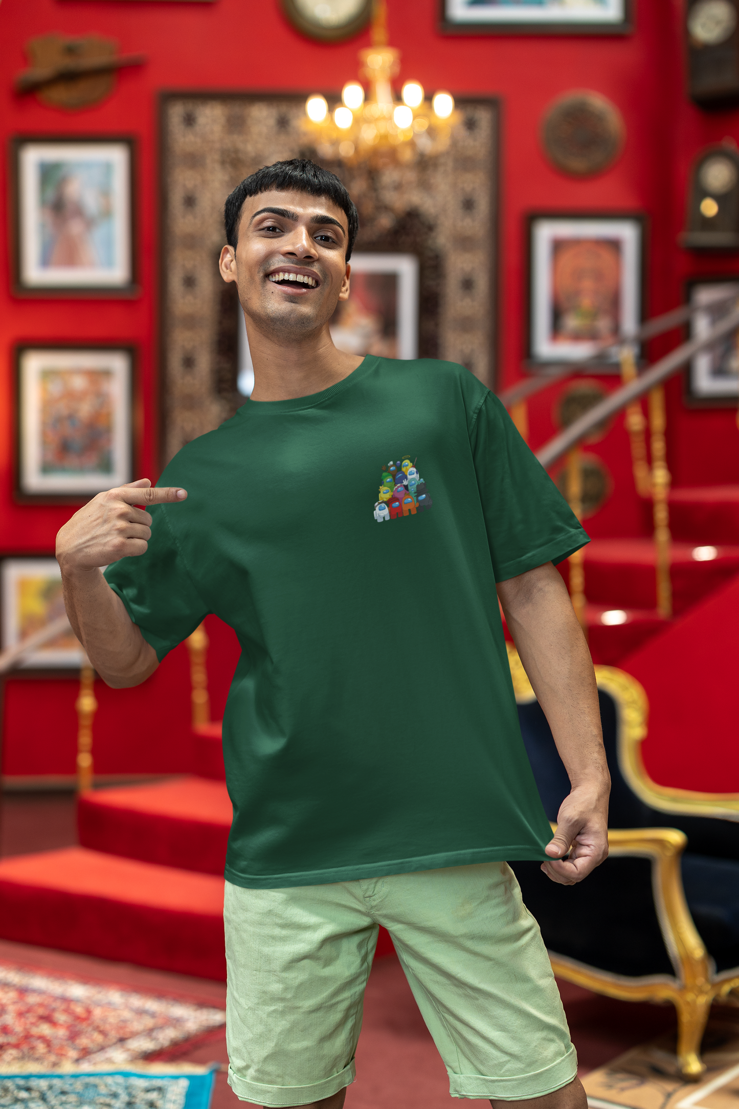 “Impostor Vibes” Oversized Tee – Among Us Edition