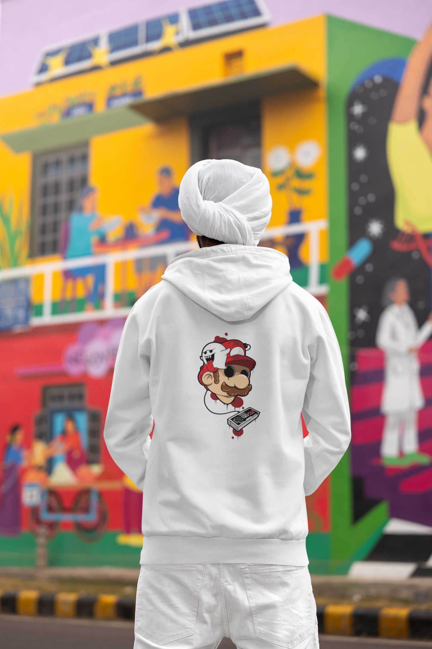 Spooky Mario - Oversized Hoodie