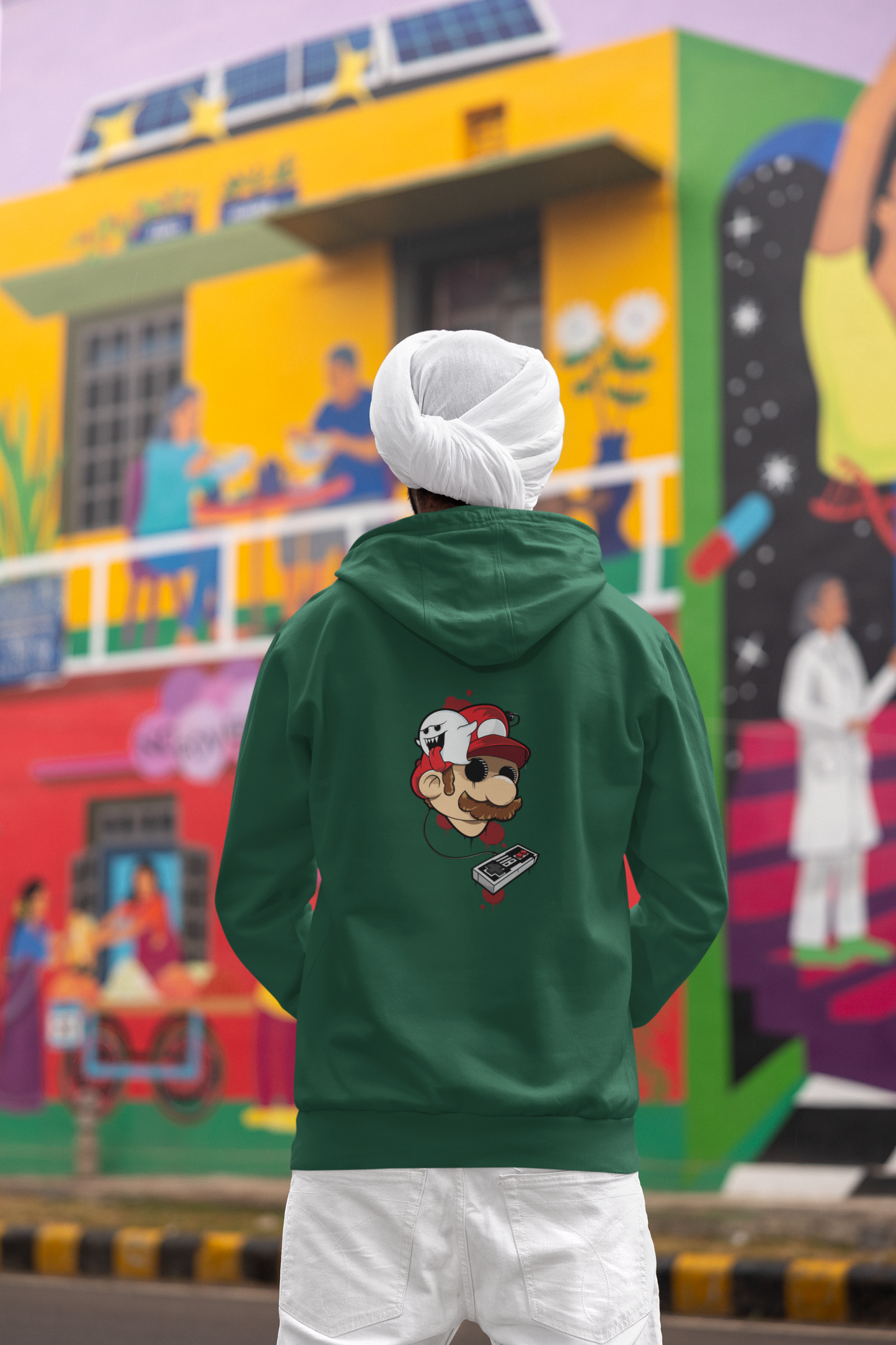 Spooky Mario - Oversized Hoodie