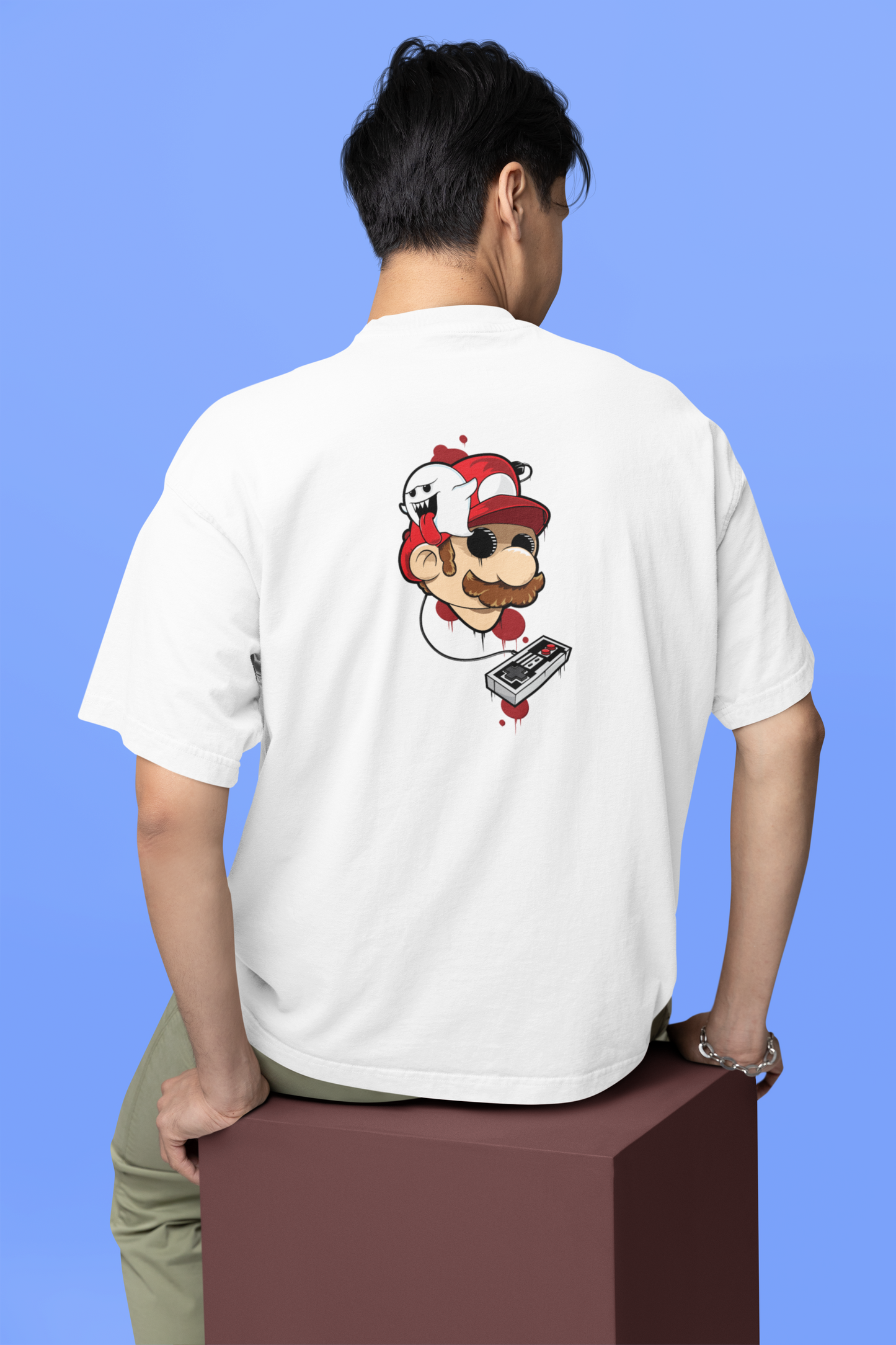 Spooky Mario - Oversized T-Shirt